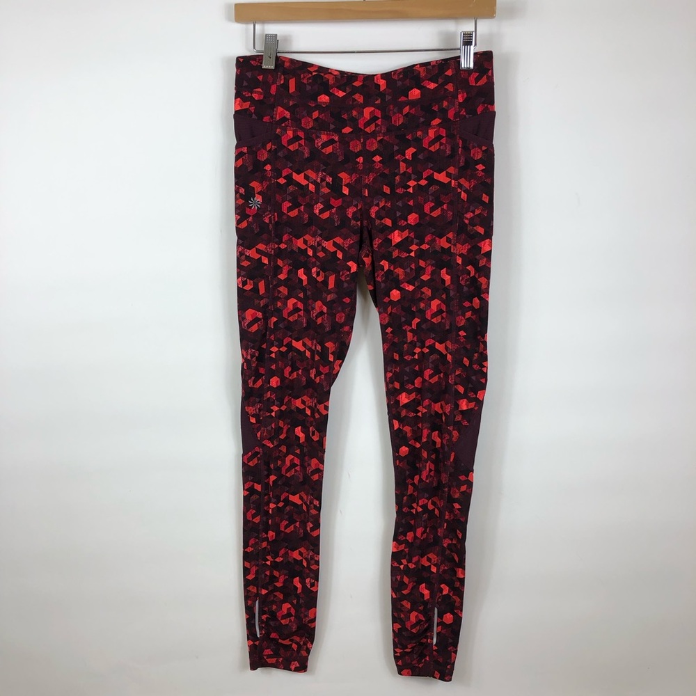Athleta Orange Running Vented Pants